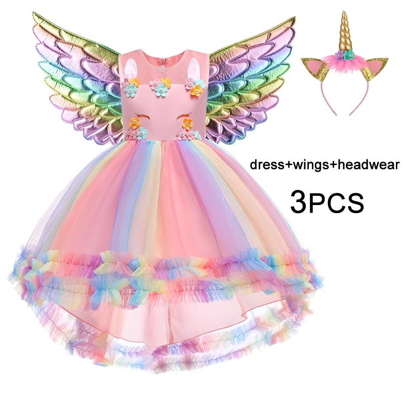 Baby Clothing Size - Unicorn Party Dress For Girls Cosplay
