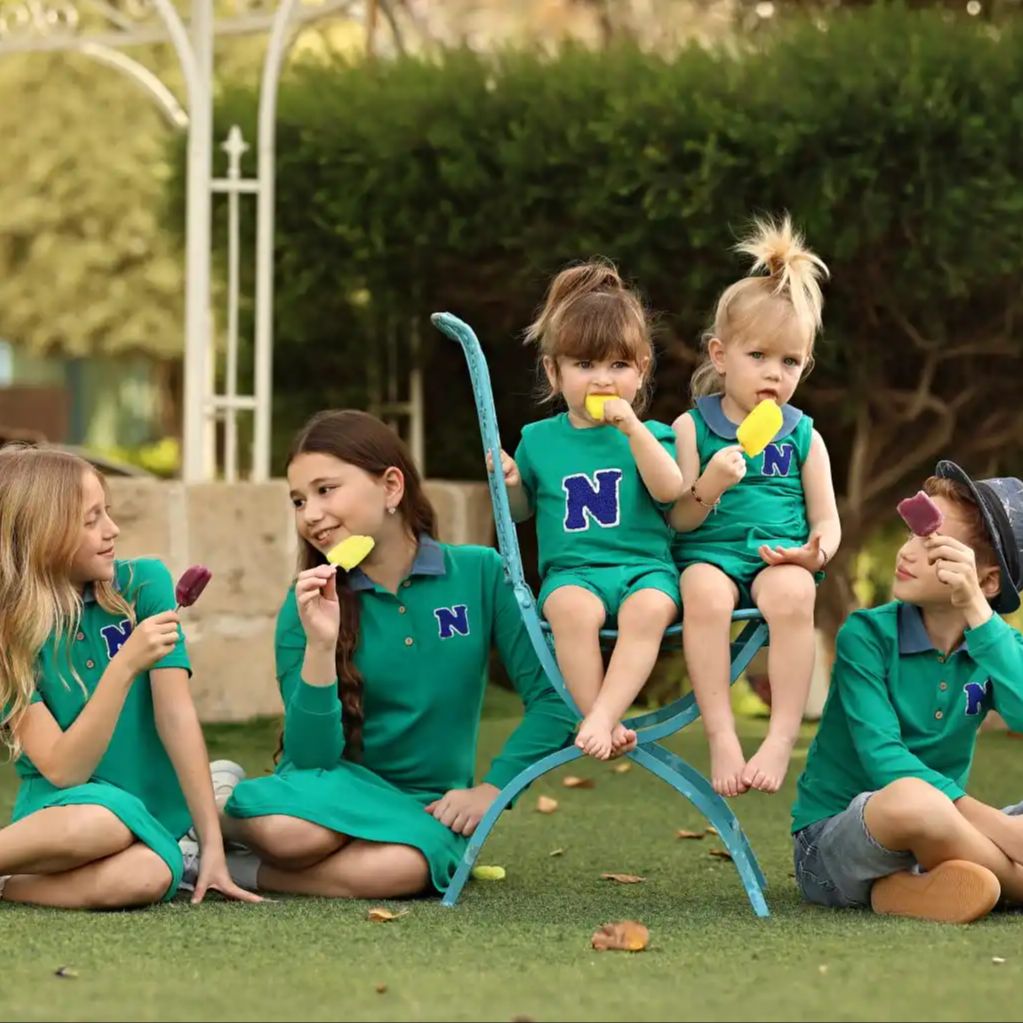 Baby Clothing Sets Boy - 2026 Mali's SS Green Polo Collection