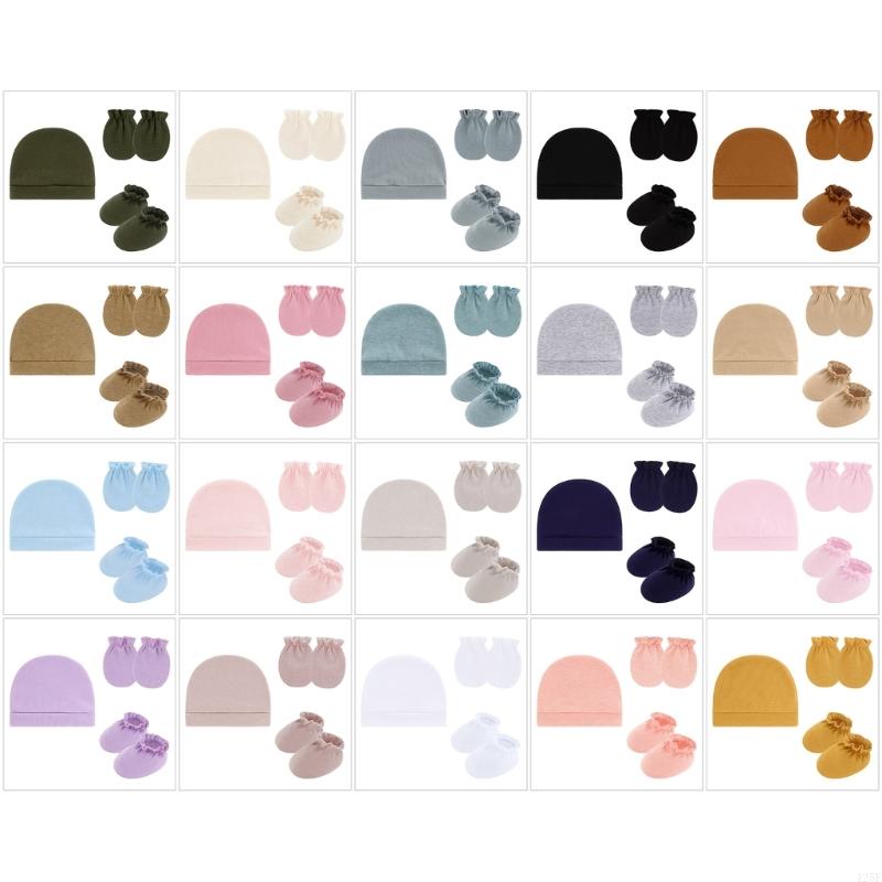 Lightweight Newborns Hat Glove - Baby Mittens Scratch 评论和价格