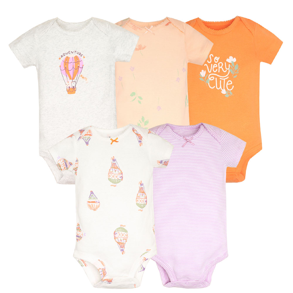 5pcs/lot Baby Bodysuit Fashion - Baby Clothing Gender Neutral 评论和价格