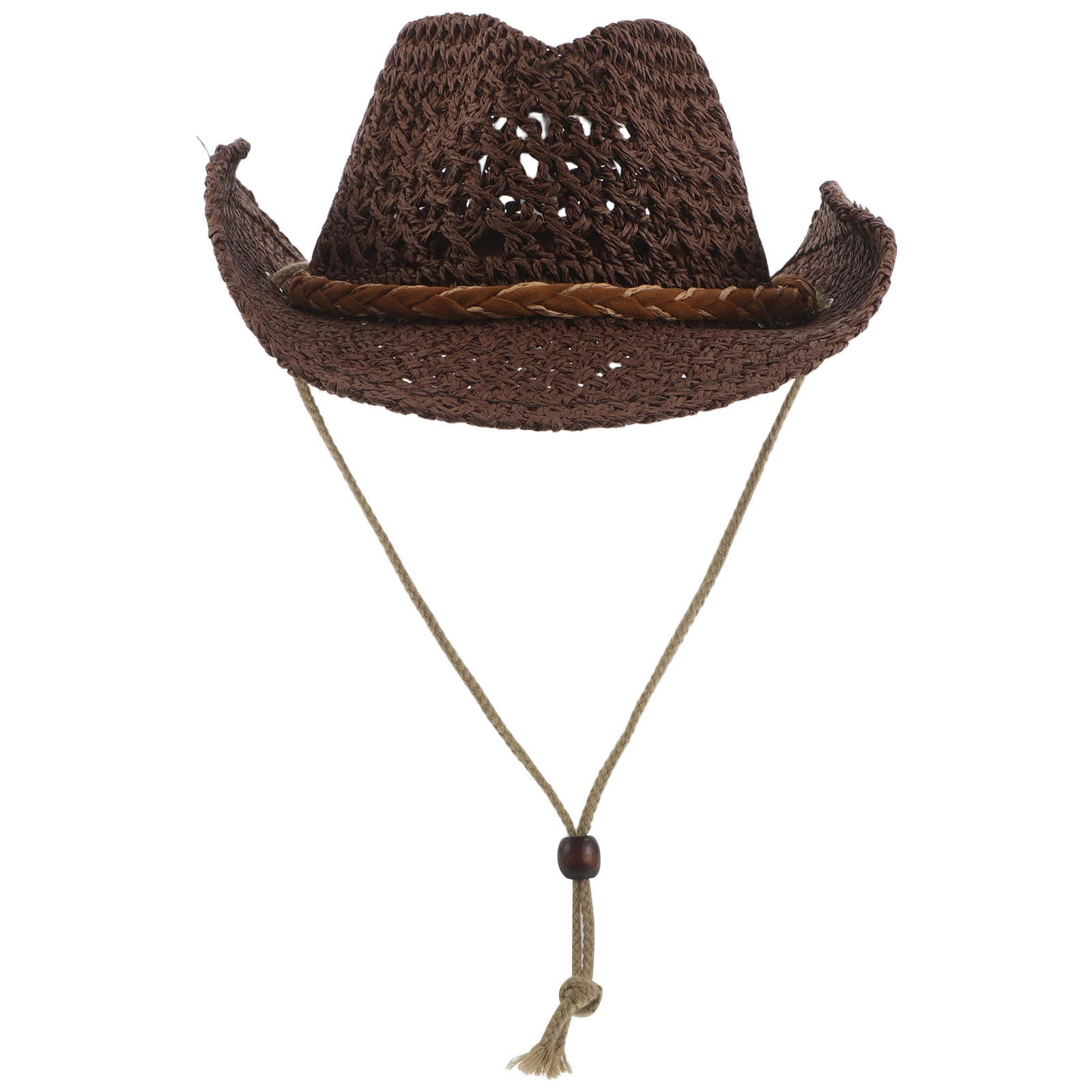 Kid Straw Cowboy Hat Breathabl - Sun Hat Wide Brim 评论和价格