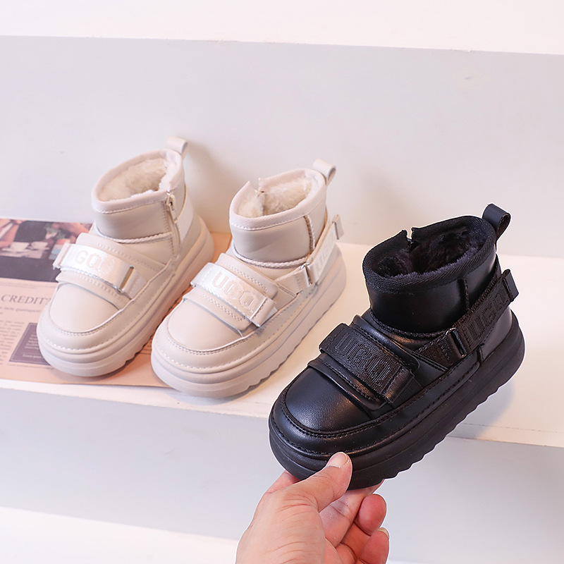 Children Snow Boots Girls Fash - Soft Sole Booties 评论和价格