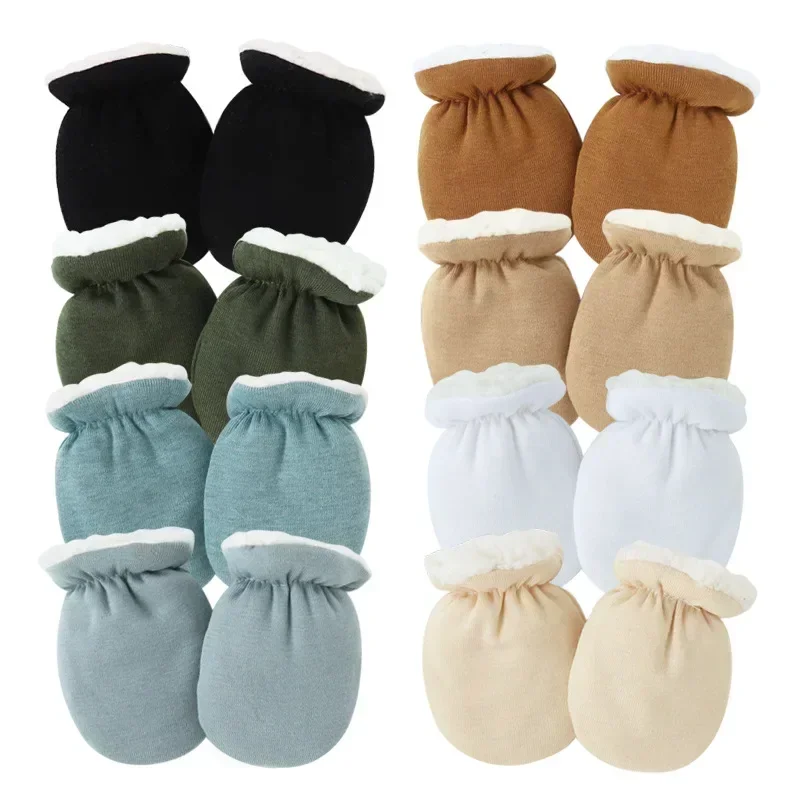 Warm Wool Newborn Mittens for  - Baby Mittens Scratch 评论和价格
