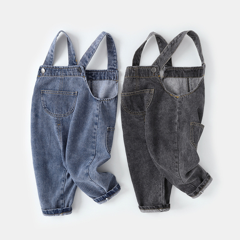 Baby's Denim Jumpsuit Infant B - Baby Overall Denim 评论和价格
