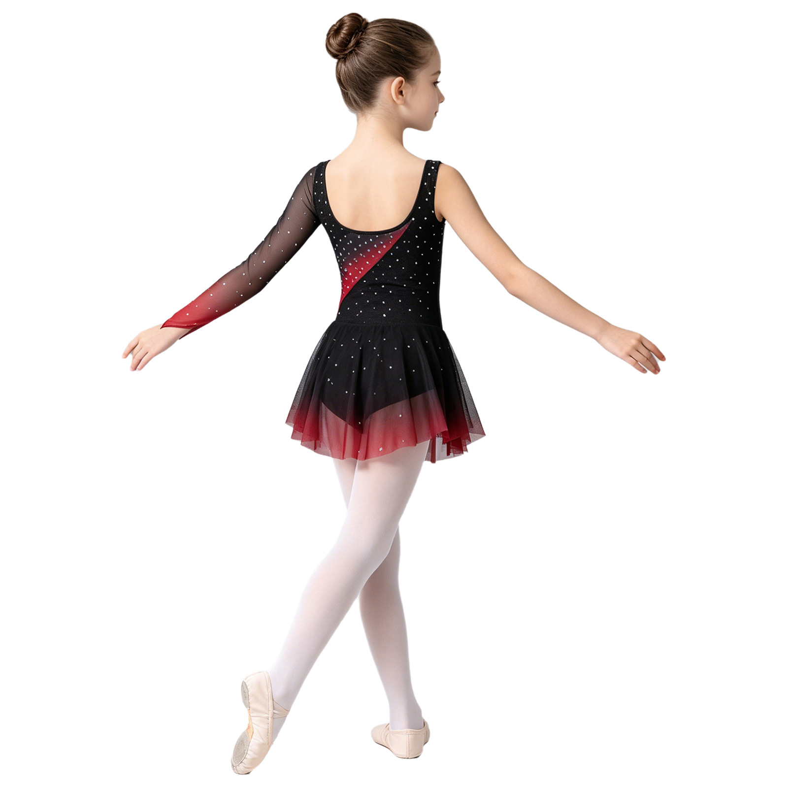 Kids Girls Lyrical Dance Figur - Baby Clothing Size 评论和价格