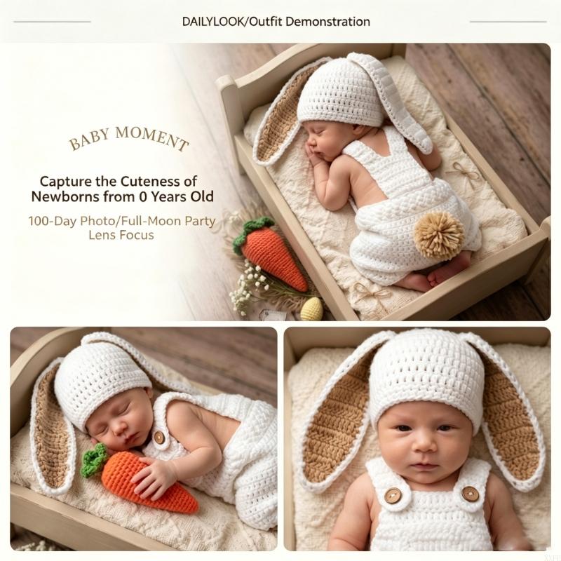 Crochet Knitted Newborn Photog - Baby Clothing On Sale 评论和价格