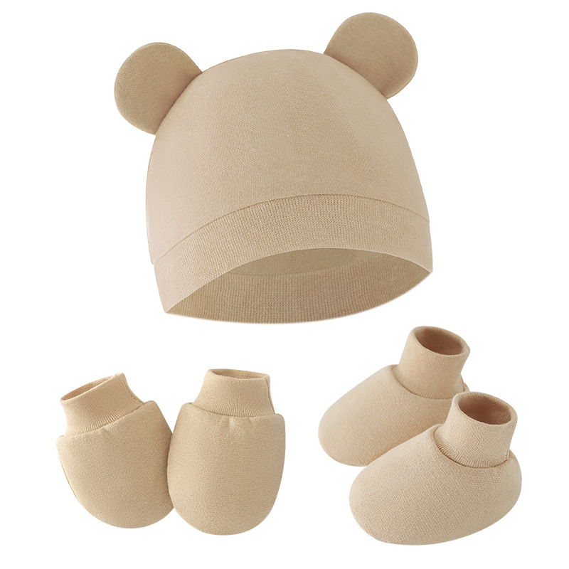 Cute Baby Hat Newborn Bonnet G - Baby Mittens Scratch 评论和价格