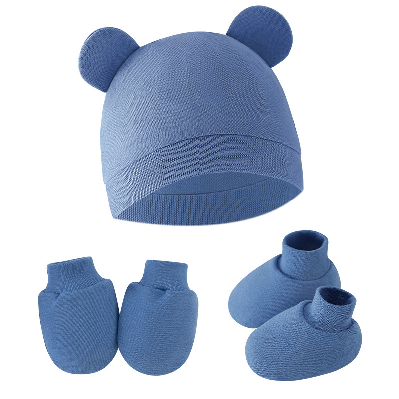 Cute Baby Hat Newborn Bonnet G - Baby Mittens Scratch 评论和价格