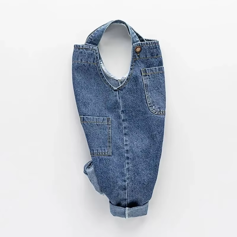 Spring and Autumn New Children - Baby Overall Denim 评论和价格