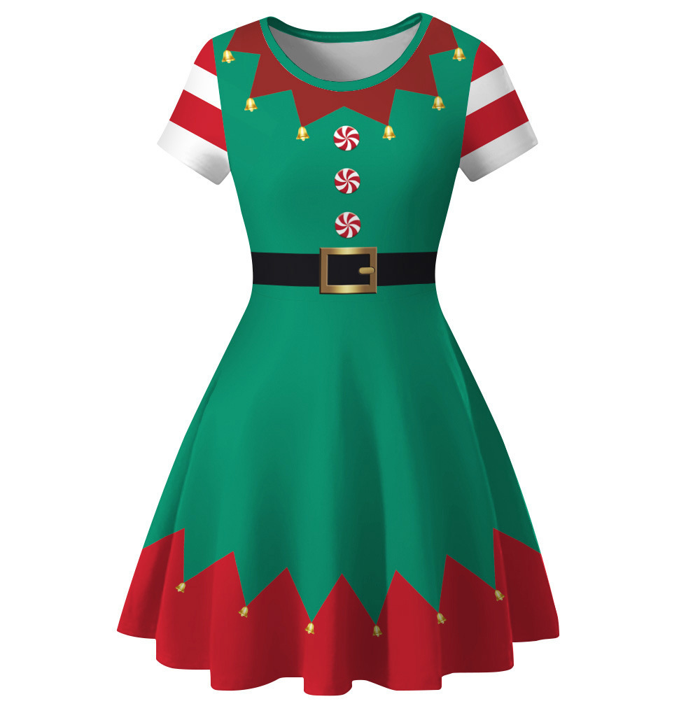 Kids Girls Christmas Party Fan - Baby Clothing Size 评论和价格