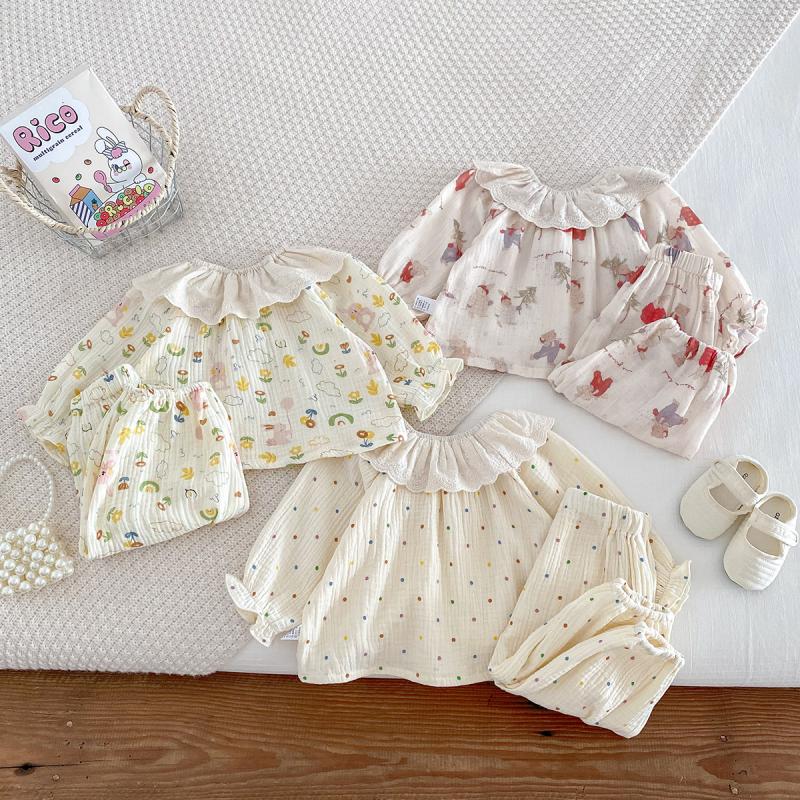 Spring Autumn Baby Girl Home C - Baby Clothing For Sleep 评论和价格