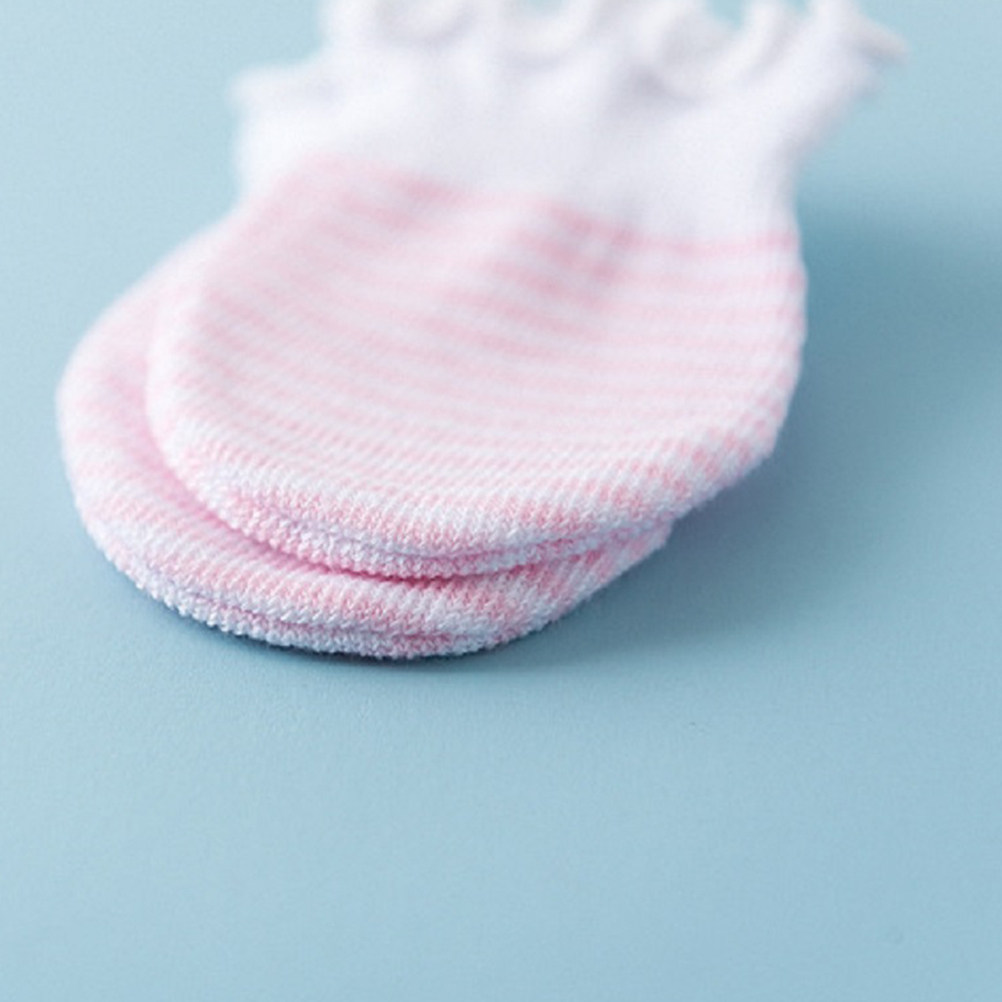 4Pairs Baby Socks Gloves Cotto - Baby Mittens Scratch 评论和价格