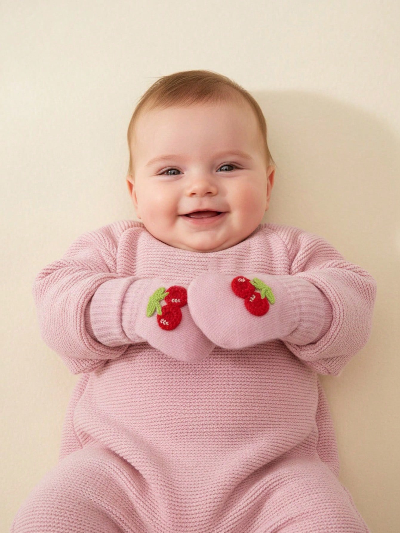 3Pairs Baby Girls 0-12M Knitte - Baby Mittens Scratch 评论和价格