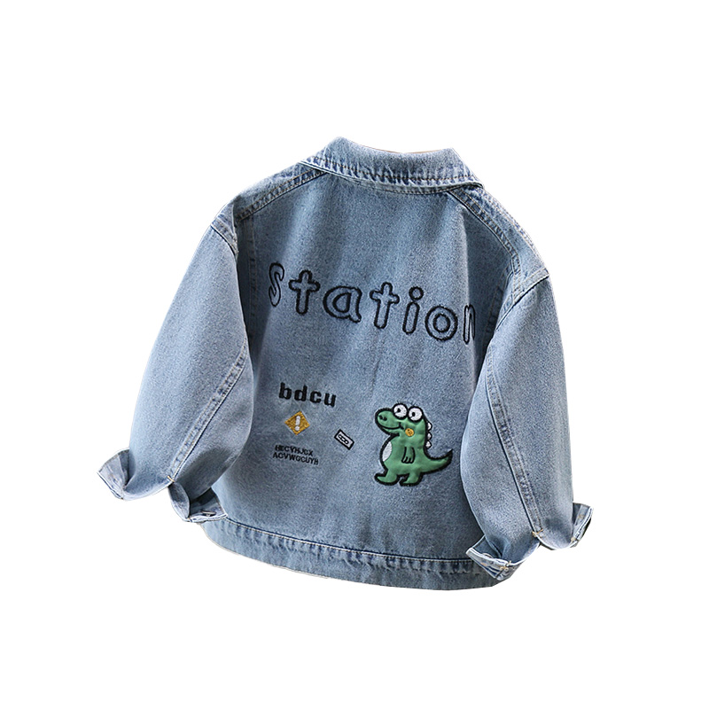 Cute Style Baby Child Denim Ja - Baby Clothing Sets Boy 评论和价格