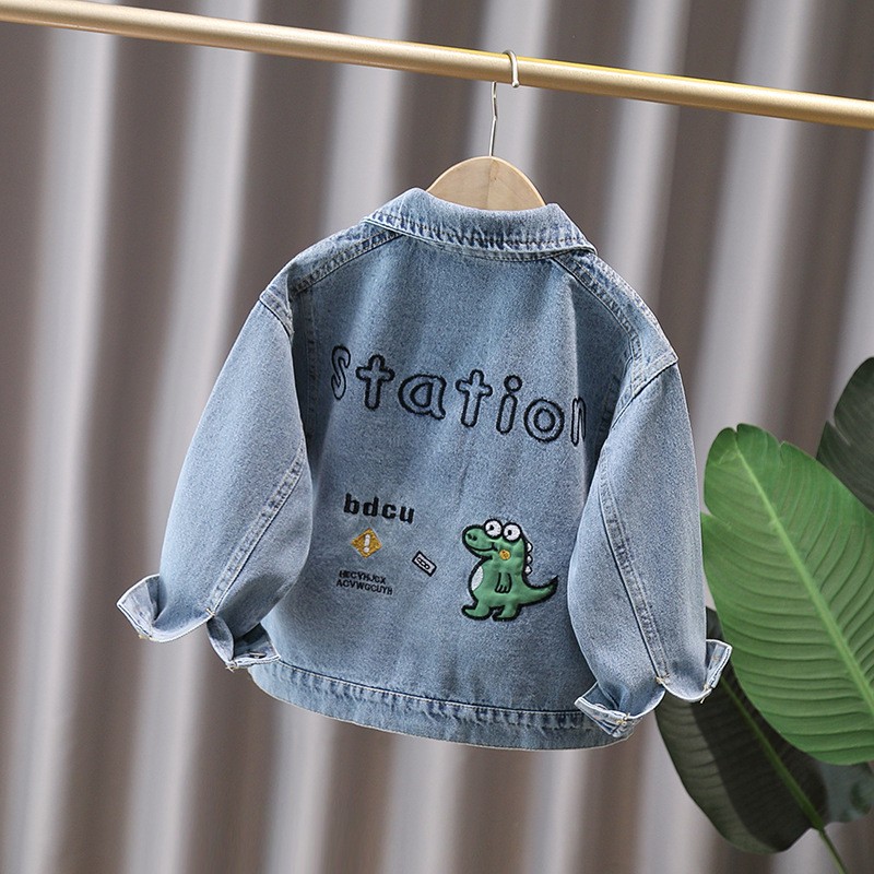 Cute Style Baby Child Denim Ja - Baby Clothing Sets Boy 评论和价格