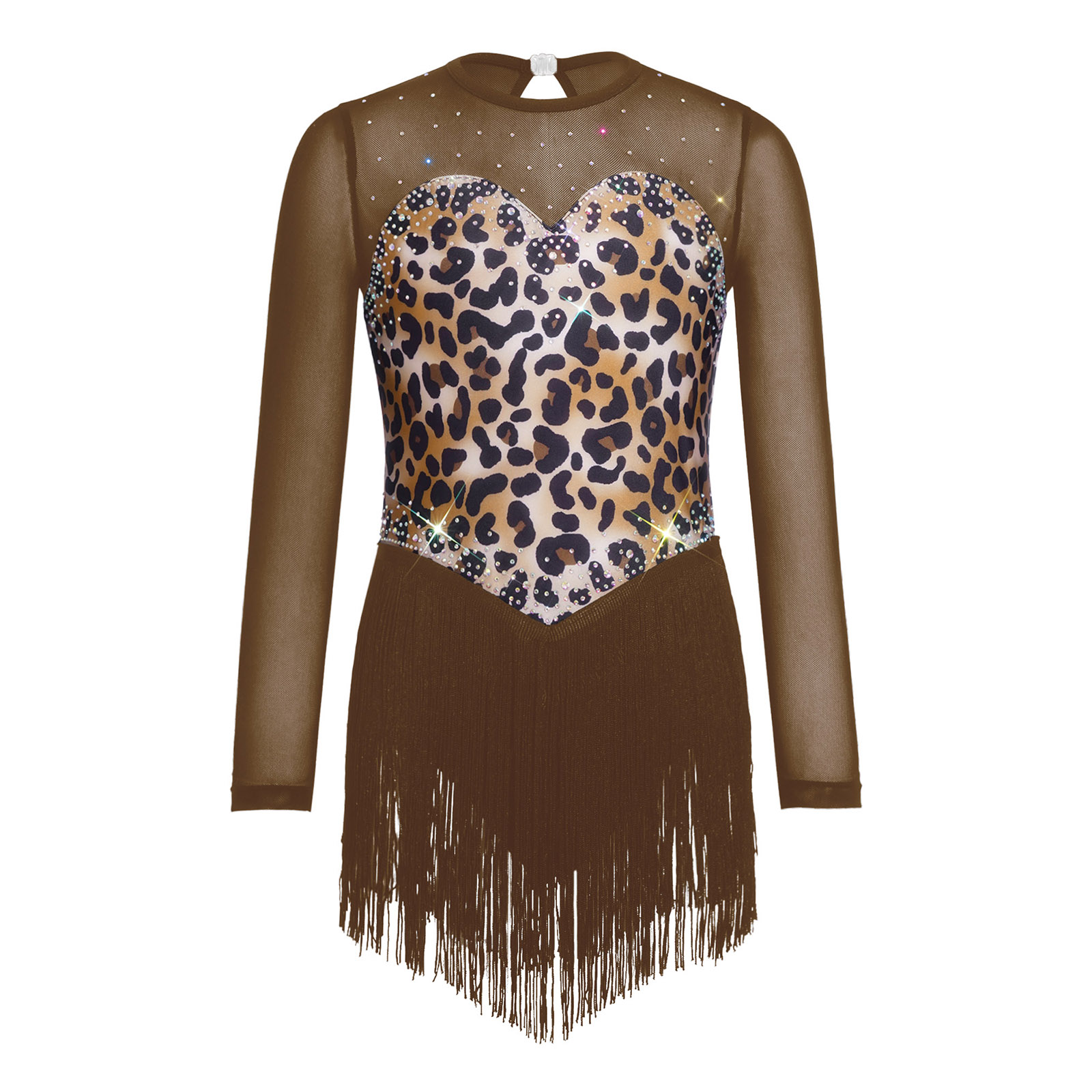 Girls Leopard Sheer Mesh Rhine - Baby Clothing Size 评论和价格