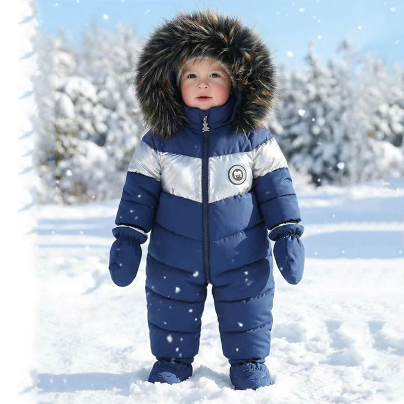 Winter Newborn Baby Romper Wit - Baby Mittens Scratch 评论和价格