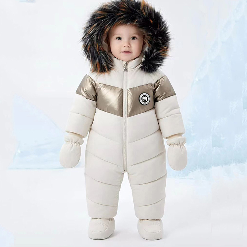 Winter Newborn Baby Romper Wit - Baby Mittens Scratch 评论和价格