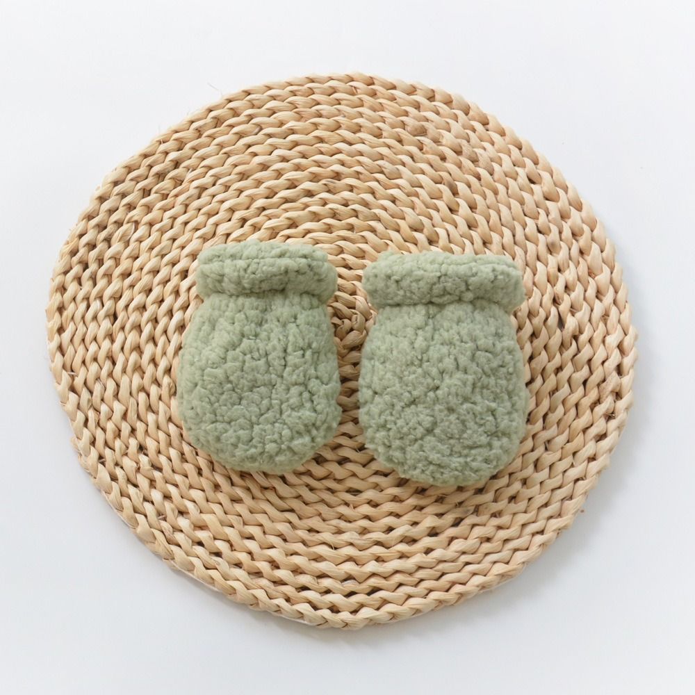 Plush Fleece Toddler Hand Warm - Baby Mittens Scratch 评论和价格