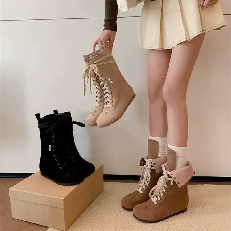 Fashion Inside Heightening Boo - Soft Sole Booties 评论和价格