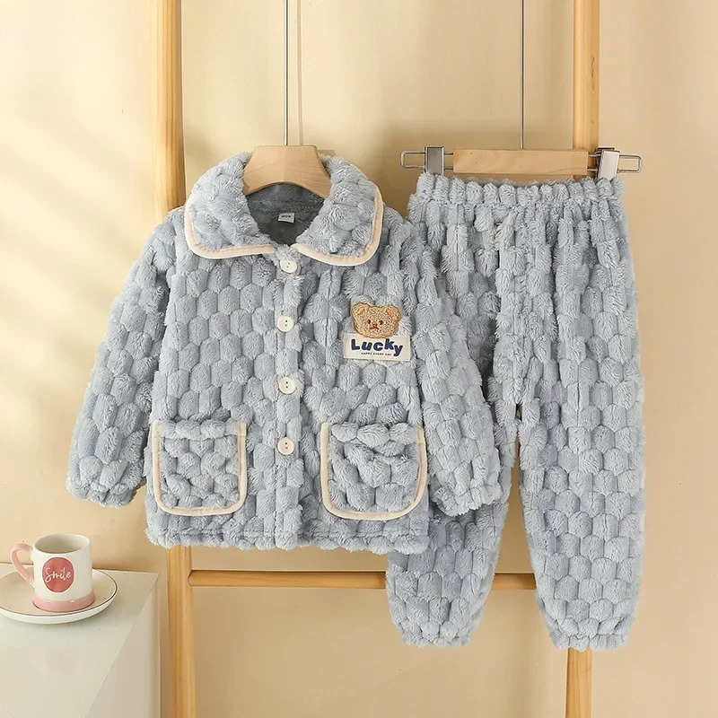 Kids Boys Girls Autumn Winter  - Baby Clothing For Sleep 评论和价格