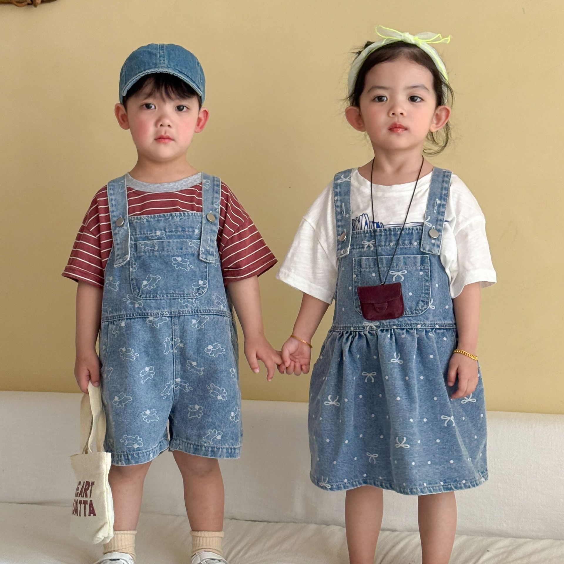 2026 Summer New Children Denim - Baby Overall Denim 评论和价格
