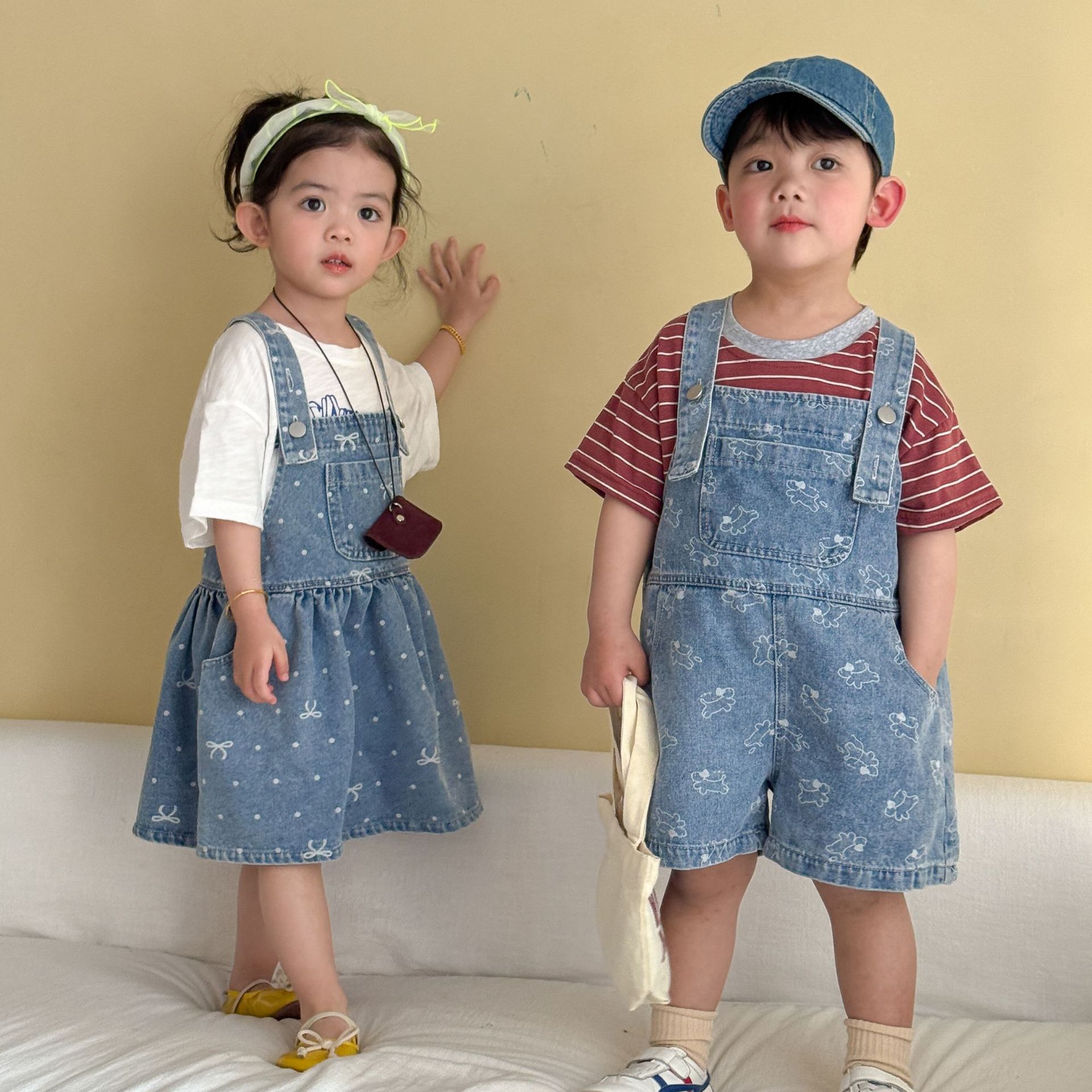 2026 Summer New Children Denim - Baby Overall Denim 评论和价格