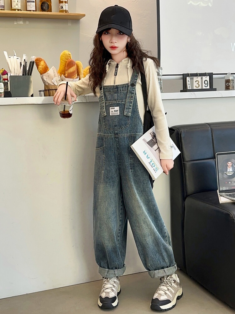 Spring Comfortable Baby Jumpsu - Baby Overall Denim 评论和价格