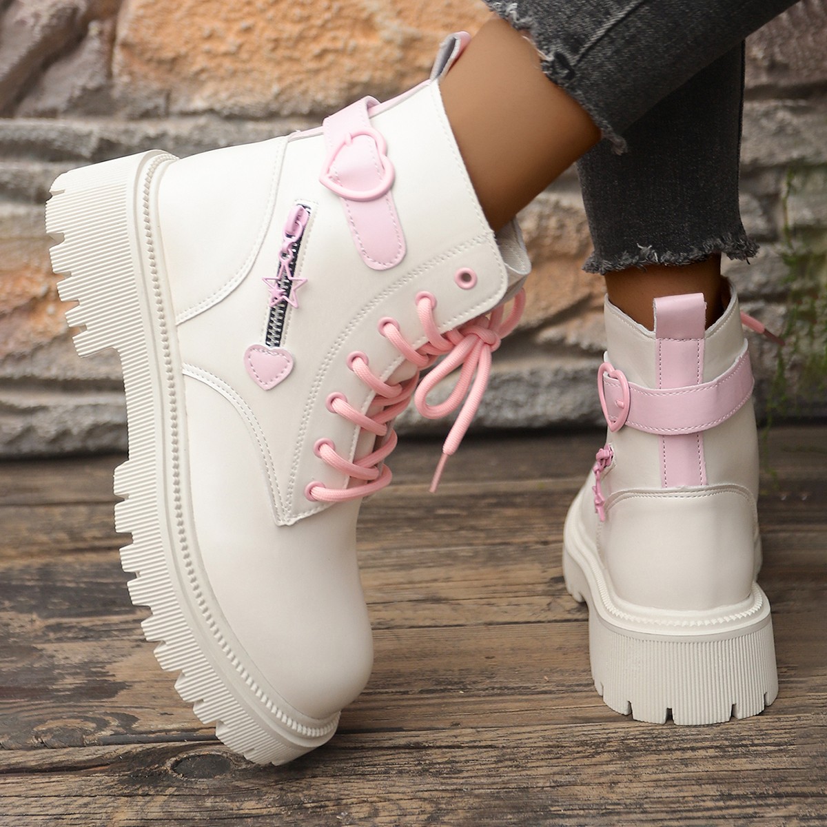 Women Boots Fashion Autumn Win - Soft Sole Booties 评论和价格