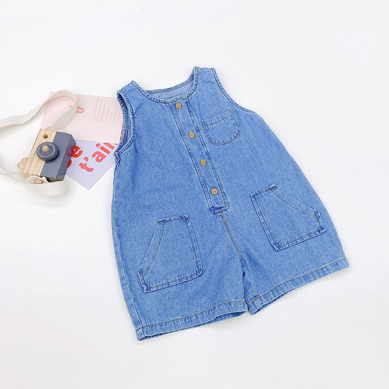 2026 Summer Korean Style Sleev - Baby Overall Denim 评论和价格