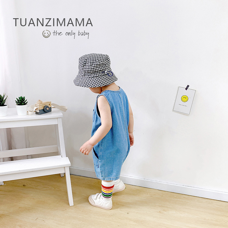 2026 Summer Korean Style Sleev - Baby Overall Denim 评论和价格